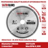 Saxton TCT Circular Fine Cutting Wood Saw Blade 216mm x