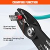 Valuemax Herramienta pelacables 4 en 1, pelacables, crimpadora de cables,