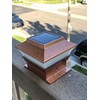 RELIGHTABLE 8 Pack Solar Powered Copper Outdoor Garden Deck Patio