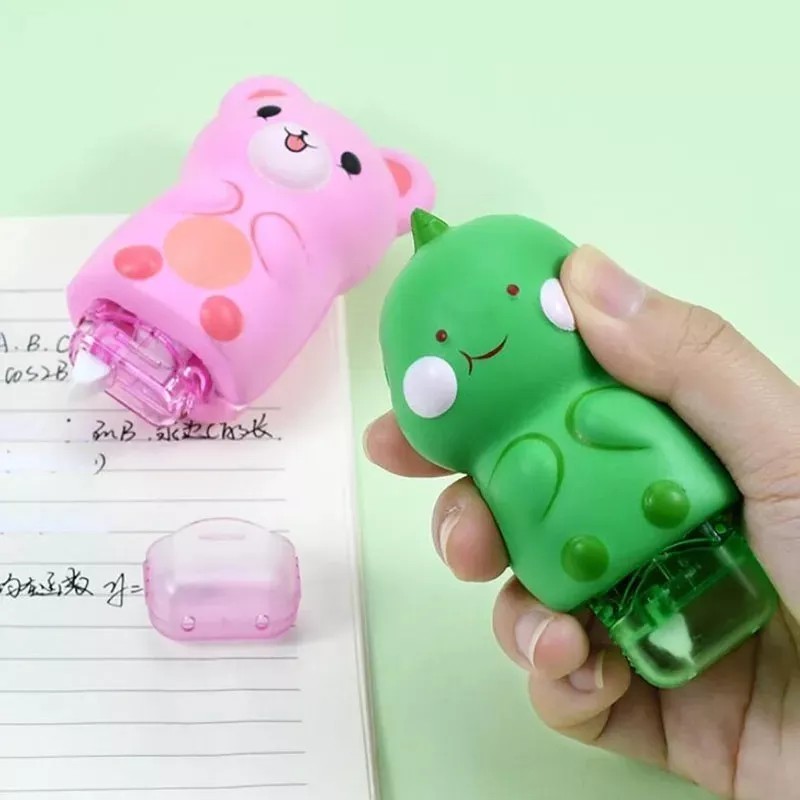 Weibo Corrector En Cinta Kawaii Suave Esponja Apachurrable Dinos
