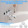 Dreyoo 4 Pack Faucet Index Buttons, Compatible with Gerber 94-445