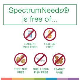 SpectrumNeeds® by NeuroNeeds – Comprehensive Nutritional Support with 33 Active Ingredients for Overall Well-Being Lemon Flavor