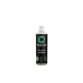 QuickCare Elite Collection - 8 oz Shoe Cleaner & Conditioner, Water & Stain Protection, 2.5 oz Quick Touch White, Brush & Sponge - Complete Shoe Cleaning Set for Sneakers, Leather, and More