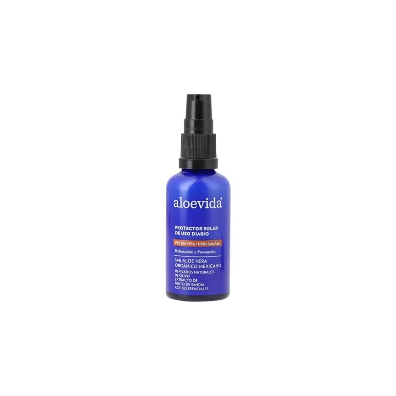 Aloevida Protector Solar Natural FPS 50+ y Luz Azul +