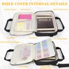 Bible Cover Case for Women,Extra Large Bible Case with Detachable