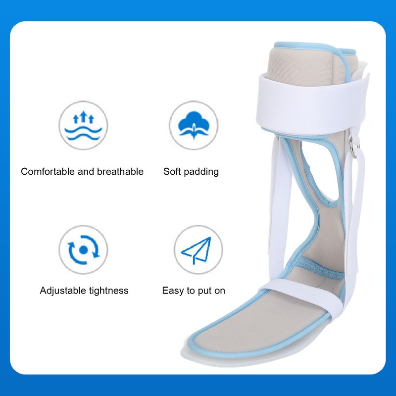 AFO Drop Foot Stabilizer Adjustable Soft Padding Lightweight Fatigue Resistant