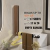 dancrul Natural Wood Folding Clothes Hanger Rack for Laundry Room,