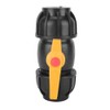 PE Plastic 50mm Diameter Ball Valve Connector Water Pipe Fitting
