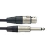 Stagg 20ft. N Series Mic Cable - XLR / Phone