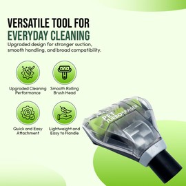 Upgraded Replacement Pet Hair Removal Turbo Brush Vacuum Tool, For Bissell Vacuum Cleaners - Pet Hair Vacuum Attachment - TurboEraser