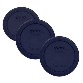 Pyrex 7202-PC 1113805 1 Cup Dark Blue Lid (3-Pack)