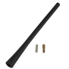 SG Store Car Roof Aerial Antenna Mast Rod 6R0035849 Compatible with Passat, Polo, Skoda Fabia - Short Antenna Rod with M5 M6 Screws