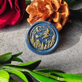 Wax Seal Stamp Kit Halloween Witch Stamp Sealing for Wedding Letter Invitation Sealing