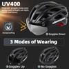 Shinmax Bicycle Helmet Men Women Bicycle Helmet with Visor Removable