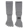 Crosspro Z779-505-24 Trekking Five-Toe Socks, M Gray × Gray