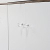 SEIWEI 2Pcs Crystal Glass Door Knobs Skull Clear Drawer Knobs