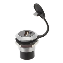 iplusmile USB Charging Station Flush Mount USB Port Pass Through Connector for Desktop/Laptop