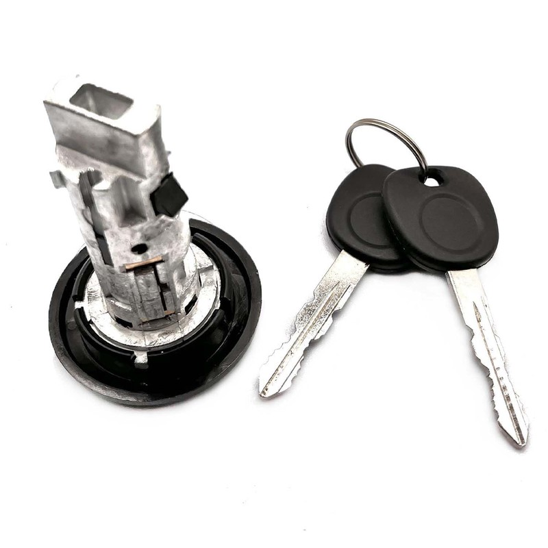 CSMATEYEAH Ignition Switch Lock Cylinder with Keys Replacement Compatible with