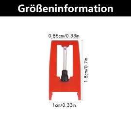 Pack of 2 Record Player Needles, Record Player Needles, Replacement Accessories, Replacement Turntable Needle for Record Player, Phonograph