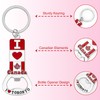 Luwrevc Canada Souvenirs, 9Pcs Canada Keychain Bottle Opener, Canadian Souvenirs