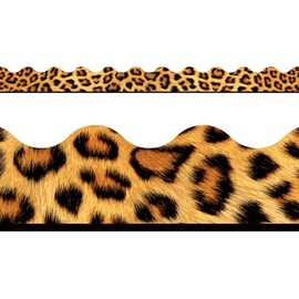Trend Leopard Terrific Trimmers, Bulletin Board Borders, 39 Feet