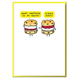 What Happened to My Youth? Scone Mate! Funny Birthday Card