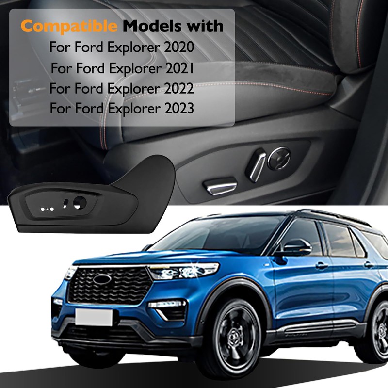 Driver Side Seat Trim Cover - Compatible with Ford Explorer