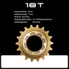 TSTRAUM Single Speed Bicycle Freewheel 16/18 Teeth Flywheel, One Speed