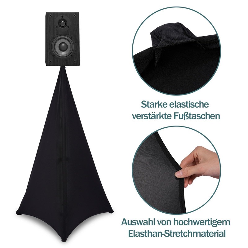 YAGEANNL Tripod Sail Speaker Stand Cover Tripod Tripod Sail for