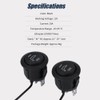 1 Pair Heated Seats Switch, Universal 12V 3 Pins Heated