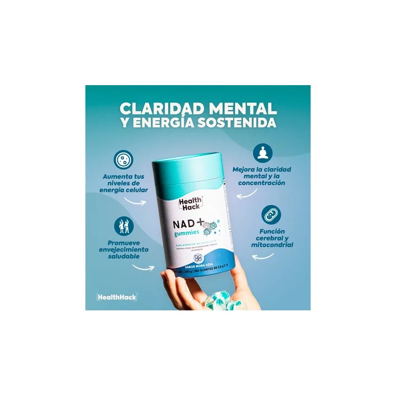 Nad Resveratrol Gomitas 180 Gummies 3 Meses Health Hack