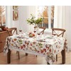 Newbridge Autumn Essentials Fall Foliage Bordered Fabric Thanksgiving Tablecloth, Changing