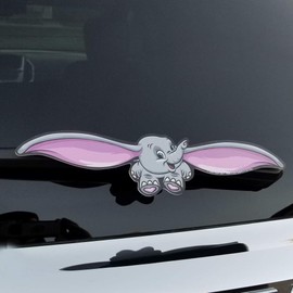WiperTags Flying Elle The Elephant for rear vehicle wiper blades