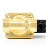 U.S. Solid 1/2 inch solenoid valve - brass DC 12