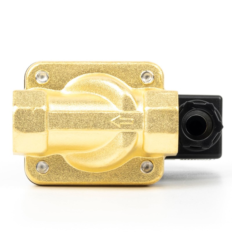 U.S. Solid 1/2 inch solenoid valve - brass DC 12