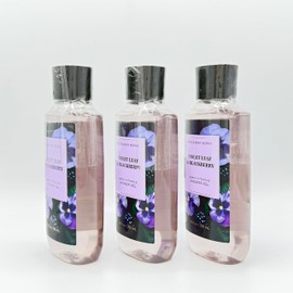 Violet Leaf & Blackberry 3-Piece Bath Bundle | Set Of Three Shower Gels, 10oz Each