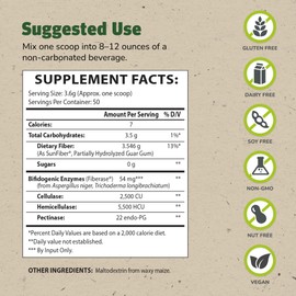 Master Supplements TruFiber - 6.35 oz, Pack of 2 - Prebiotic Fiber to Help Boost Probiotic Growth - Supports Digestive Health - Vegan, Gluten Free - 100 Total Servings