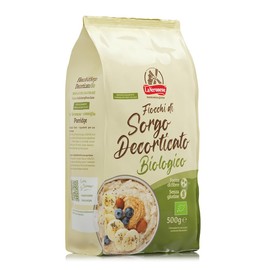 La Veronese | Fiocchi di Sorgo Decorticato Biologico, Senza Glutine, Fonte di Fibre, Senza Sale Aggiunto, Ridotto Contenuto di Grassi, 500g