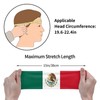 Mexico Mexican Flag Headband Stylish Yoga Exercise Hairbands Breathable Sweatbands
