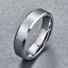 NUNCAD Tungsten Silver / Black / Gold-Plated Ring, 4 mm