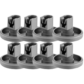 Dishwasher Lower Basket Wheels for Favorit Favcomp 40 mm (Set of 8 Pieces) Zanussi 50269757006 50286965004 50286964007 50269971003