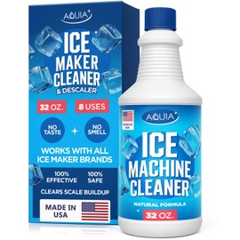 Ice Machine Cleaner and Descaler 32 oz | Ice Maker Cleaner for All Brands; Opal, Scotsman, Manitowoc, Affresh, etc. Countertop Icemaker Cleaners Solution | Icemaker Cleaners and Descaler 100% Active!