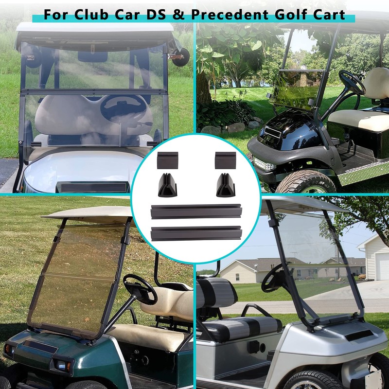10L0L Golf Cart Windshield Mounting Kit for Club Car DS