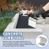 Pcmursal Concrete Curb Trowel, Concrete Curbing Tools, Landscape Curb Trowel