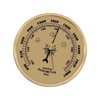 WeiLaiKeQi Mechanical Barometer Round Barometric Pressure Gauge for Home Office