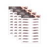 HIYE Eyebrow Stickers 60 Pairs, Non-Fading, Natural, 6D Eyebrow Stickers,