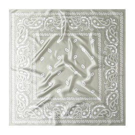 35" Men's Cowboy Scarf - Oversized Western Bandana Neckwear, Large Square Scarf with Gift Packaging