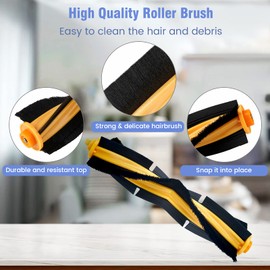 KGC KGC 20 St??ck Ersatzteile Zubeh?r f??r Ecovacs Deebot OZMO 950 920 Staubsauger Roboter,Yeedi 2 Hybrid Saugroboter, 1 Hauptb??rste + 4 Filter + 8 Seitenb??rste + 6 Reinigungstuch + 1Reinigungsb??rste