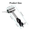 Bushcraft Auger Carbon Steel High Hardness Multi Purpose Hand Auger
