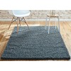 Unique Loom Solo Solid Shag Collection Area Modern Plush Rug